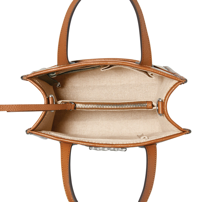 HARLOW STRAW SMALL TOTE