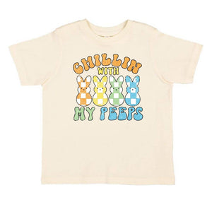Chillin With My Peeps Easter Short Sleeve T-Shirt