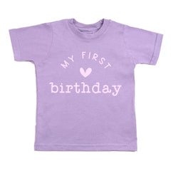 My First Birthday Short Sleeve T-Shirt