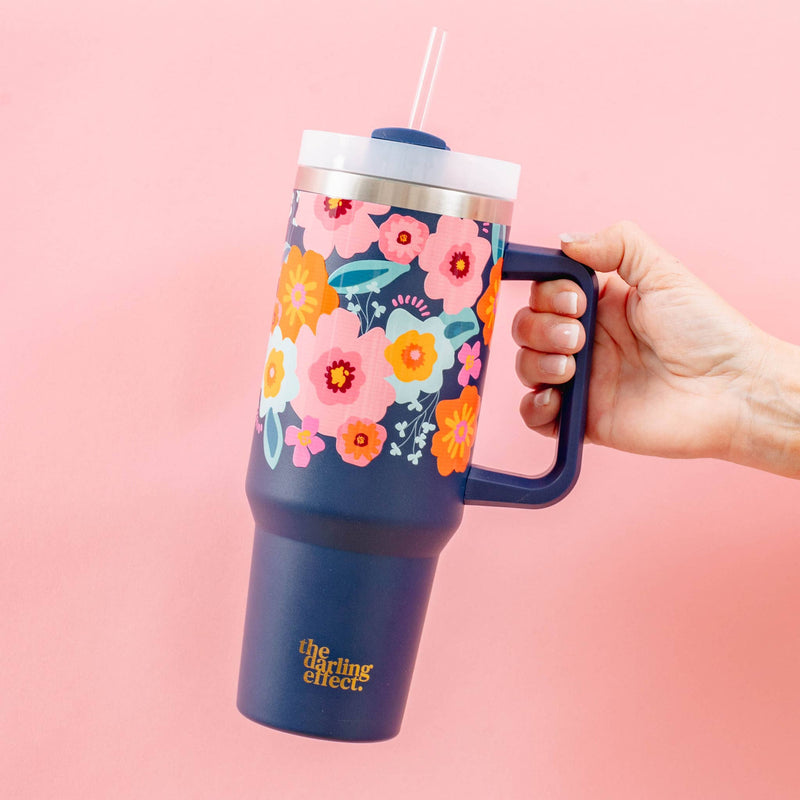 40oz Take Me Everywhere Tumbler - Bright & Bloomy