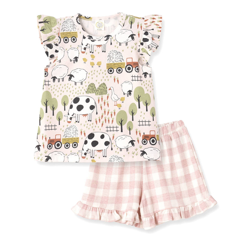 Farmyard Pink Baby & Toddler Set