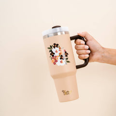 40oz Take Me Everywhere Tumbler - Bloom Mocha