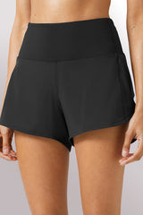 BLACK ATHLETIC SHORT