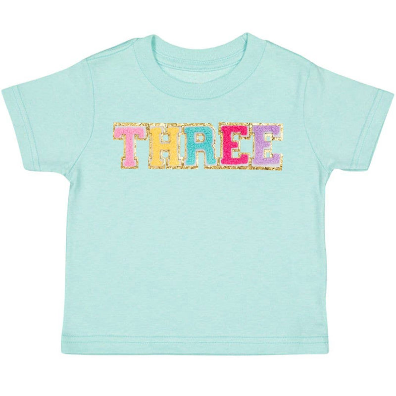 Third Birthday Patch Short Sleeve T-Shirt-3T