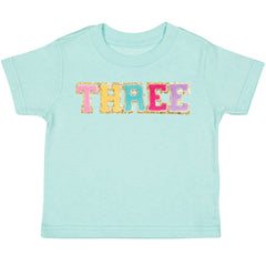 Third Birthday Patch Short Sleeve T-Shirt-3T