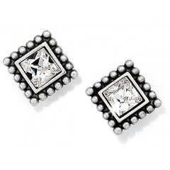 Spakle Square Post Earring