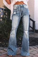 FLAIR STRIPE JEANS