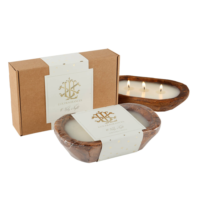 O'Holy Night 3 Wick Dough Bowl Candle