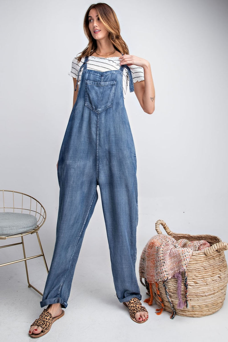 Light Weight Denim Overalls