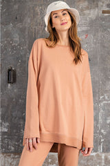 Faded Rust Oversized Sweater
