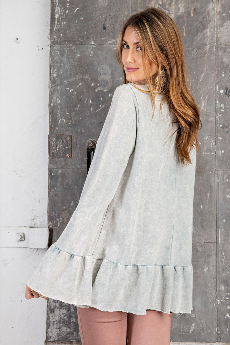 Mineral Washed Terry Sweater