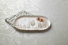 WHITE CHRISTMAS PLATTER